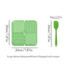 shuo ni mao yi 硅胶宠物舔食垫，猫粮垫，狗喂食垫，慢食垫 - 彩色 - 查看 25