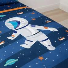 Children's Bedding Set For Boys And Girls, Printed In Micropercal - 太空人 - 查看 5