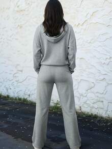 Women Two-Piece Outfits - Gris Jaspe - View 4
