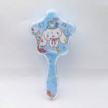 1把多款式可爱趣味流沙卡通梳，适合日常梳理，便携收纳，星形设计，彩色印花装饰，日常旅行和个人护理。新年礼物、情人节礼物、复活节礼物。随机款式。 - 彩色 - 查看 7