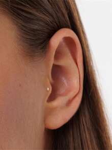 1 đôi bông tai bạc 925 hình giọt nước dành cho nữ, đính đá CZ nhỏ, thích hợp để đeo hàng ngày, dự đám cưới, lễ đính hôn và các dịp khác, trang sức tinh tế và sang trọng. - Vàng - Xem 7