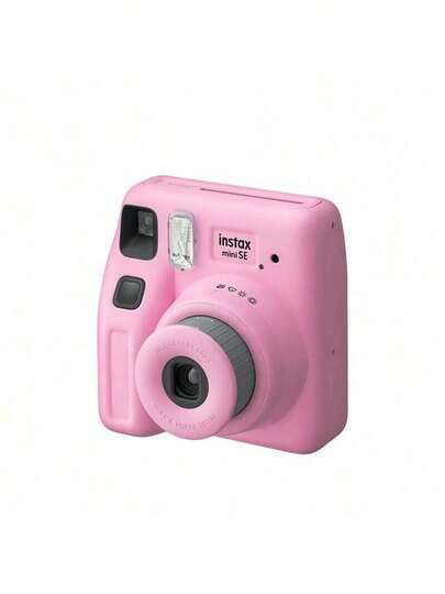 FujiFilm Mini SE Instant Camera: 3-Inch Film, Automatic Exposure, Portable Body With Built-In Selfie Mirror, Capture Life's Moments Instantly.