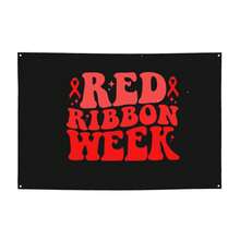 1pc  A Festive Tapestry Designed For Family Reunions, Seasonal Festivities, And Home Party Backdrops, Promoting A Retro And Bold Message For Drug-Free Awareness During Red Ribbon Week - Multicolor - View 9