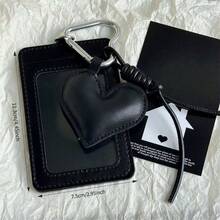 2D仿皮卡套 | 可爱系列吊坠，可装身份证卡、校园卡，合成皮革材质 - 彩色 - 查看 5