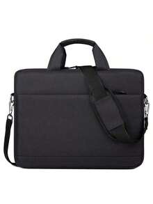 14-17.3 Inch Waterproof Laptop Briefcase, Compatible With Macbook Pro 15/16, Air 15 M2, 14-17.3 Inch HP And Asus Laptops, Ultra-Slim Messenger Bag/Shoulder Bag, Black - Multicolor - View 17