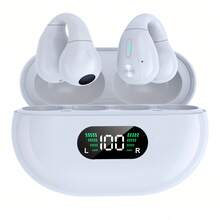 Open-Ear Wireless Headphones, Fashionable Clip-On Design With Refined Texture, Elegant And Premium Appearance, Type-C Charging Compatible With Mainstream Devices, Extra-Long Battery Life To Support International Academic Collaboration - Multiple Colors Available for Clip-on Earrings - View 12