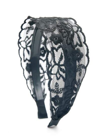 1 st vitt spetsbroderat pannband för kvinnor, elegant håraccessoar i bohemisk stil, lämplig för dagliga utflykter, resor, dejter, middag ute