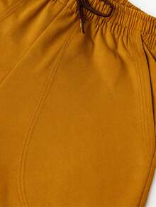 Kit Of 3 Boys' Fleece Shorts With 2 Pockets (SMALL SIZING) - xanh hải quân/xám/caramel - Xem 6