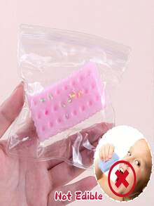 1/2/3pcs Cookie Shaped Super Soft Squeeze Toys With Gift Bag, Ultra Soft Squeezing Tool, Stress Relief Squeeze Toy, Sensory Squeeze Toy For Adult Party Favors - Multicolor - View 9