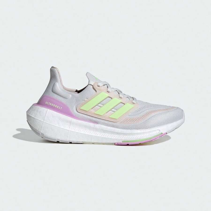 Adidas ULTRABOOST LIGHT W Low-Top Women's Running Shoes IE3337 - Crystal White/Green/Blessing Light Purple - View 1