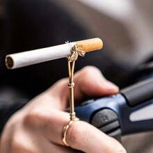 1pcs Golden Bee Cigarette Holder, Elegant Cigarette Holder Ring Rack, Cigarette Finger Clip Ring Holder - Nhiều màu - Xem 3