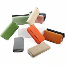 即納 長財布 レディース 小銭入れ スキミング防止 財布 コインスルー 大きく開く 多機能財布 整理整頓 収納財布 ラウンドファスナー 大容量 財布 可愛い 誕生日 ギフト プレゼント - マルチカラー - チェックする 9