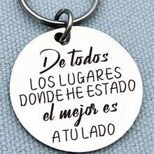 Couples Anniversary Keychain, Perfect Gift For Boyfriend, Girlfriend, Husband And Wife, Also Ideal Birthday Or Valentine's Day Present - Silver - View 6