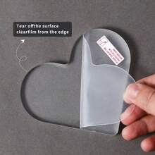 1件，纪念逝去子女的礼物，纪念逝去父母的礼物，心形亚克力桌面摆件，慰问逝去丈夫妻子的礼物，丧葬礼物创意，葬礼慰问礼品 - 彩色 - 查看 6