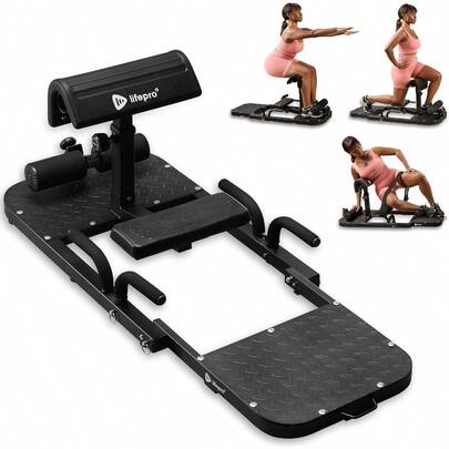 Máquina de press de bancaLifepro 2 en 1  Squat Machine and ute Machine - Máquina de Entrenamiento de Sentadillas de Primera Calidad y Equipo de Entrenamiento de úteos para el hogar