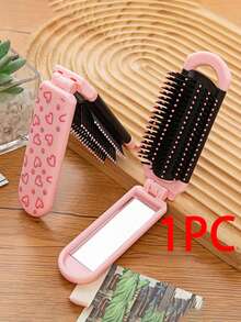 20件套优雅折叠气垫梳套装，含镜子、卡片和绳子 - 婚礼、新娘送礼会和圣诞节的理想礼物，伴娘和女士的完美之选，婚礼礼物|优雅发饰 - 彩色 - 查看 10