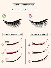 1 Sec Dry Professional Eyelash Extension Glue, 5ml Long Lasting 6-8 Weeks, Low Irritation Formula - White - View 8