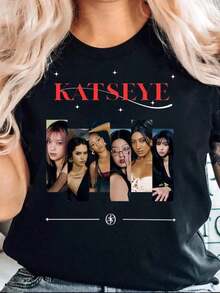 2026 Young Girls' Boys' Graphic Cotton Graphic Tees, Katseye Music Shirt, Katseye K-Pop Graphic T-Shirt, Katseye Gnarly T-Shirt, Katseye K-Pop T-Shirt, Gabriela Shirt, T-Shirt For Teenagers, Music T-Shirt Boys' T-Shirts Girls' Outfits Matching Mother-Daughter Wear TV-Inspired Gifts For Girls Teenage Girls' Clothing Boys' Apparel Gifts For Teenage Boys Children's Outfits Girls' Aesthetic T-Shirts Teenage Girls' Tops Teenage Girls' T-Shirts Teenage Girls' Clothing Girls' Jackets Boys' Apparel Girls' Outfits Teenage Girls' Tops Matching Parent-Child Wear Boys' T-Shirts Children's Clothing Gifts For Girls New Year Gifts - Black12 - 查看 10