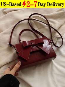 Fashion Solid Color Mirrored Handbag Evening Bag, Charming And Elegant Women's Business Bag, Suitable For Party Girls, College Students, Brides, Match With Party Dresses, Wedding Dresses, Evening Dresses, Tight Skirts, Very Suitable For Weddings, Gatherings, Banquets, Parties, Dances, Best Gifts For Women - 酒紅色 - 查看 9