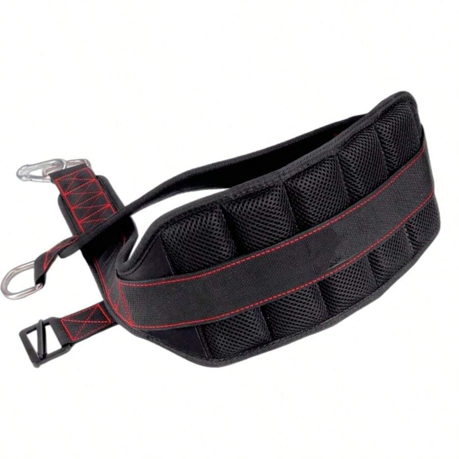 Weightlifting Pull-Up Waist Belt, Gym Dip Bar Waist Strength Training Squat Deadlift Resistance Band - Multicolor - View 1