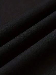 Men's Short Sleeve T-Shirt With English Print, Stylish Casual Crew Neck Top, Suitable For Outdoor Wear In Spring And Summer, Perfect For 11 Festive Occasions. - màu đen - Xem 5