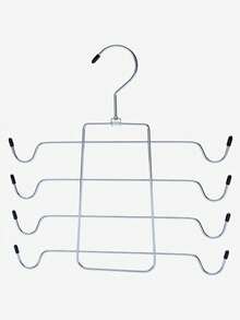 2pcs/1pc Stainless Steel Folding Clothes Drying Rack, Lingerie Hanging & Storage Rack, 8/4-Tier Metal Bra Hooks, Multi-Layer Thickened Seamless Camisole Hanger, Christmas/Valentine's Day Gift, 8-Tier Rotating Clothes Rack, Non-Slip Foldable Bra Storage Rack, Space-Saving Storage Solution - Multicolor - View 13