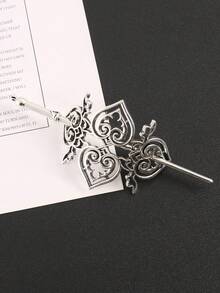 1件复洛克蝴蝶蜜蜂造型锌合金发夹头饰，四季皆宜，可作发髻延长器、发型发夹、女士发饰。 - 彩色 - 查看 20