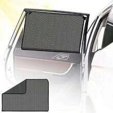 WD&CD 2 PCS Protector Solar Lateral para Coche, Parasol Coche Lateral Protección UV, Parasoles Magnético para Ventana Lateral, Sol y el Calor y Privacidad Protección,40842250 - A - Ver 1