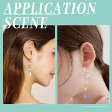 30pcs Real 18K Gold Plated French Earring Hooks Fish Hook Earrings For Jewellery Making Women Adults DIY Dangle Earrings Crafts Supplies - Multicolor - View 5