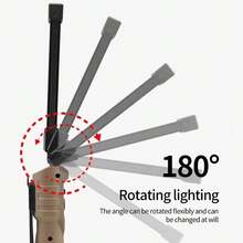 3-In-1 Foldable Work Light, Dual-Sided COB Bright Flashlight, LED Auto Repair Inspection Lamp With Strong Magnet - Multicolor - View 9