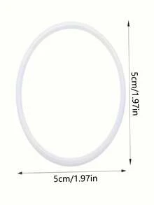 10/30/50/100 szt. Białe plastikowe pierścienie do łapaczy snów - 2,4-calowe duże gładkie okrągłe pierścienie do robótek ręcznych, gładkie krawędzie, elastyczne, odpowiednie do samodzielnego tkania, łapaczy snów, wieńców, bukietów - kompatybilne z tkaniną, przędzą, wstążkami, filcem - idealne do dekoracji domu, na imprezy, wesela, urodziny - hurtowe pierścienie do robótek ręcznych - pierścienie do tkania kwiatów, akcesoria do samodzielnego wykonania łapaczy snów - lekkie i wytrzymałe tworzywo sztuczne - Wielokolorowe - Zobacz 12