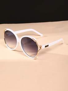 1pc Minimalist Versatile Y2K Punk Large Frame Fashion Fashion Glasses, Suitable For Holidays, Parties, Personalized, And Artistic Style - Multicolor - View 9