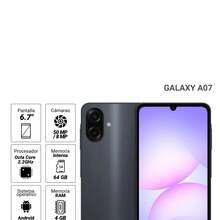 Samsung A07 128Gb 4Ram Color Negro Nuevo Libre - Tipo de Enchufe A USA (110-127V) - Ver 5