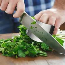 Cutting Food Finger Protector, Chopper, Vegetable Cutting Knife Packaging Protector. When Cutting, Slicing, Diced, Or Chopped Vegetables, The Kitchen Tool Knife Cover Prevents Injury - trắng - Xem 3