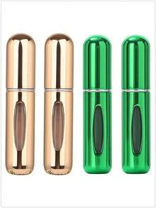 5 件/4 件/3 件/2 件/1 件 5ml 可再填充香水瓶、便携式可再填充香水雾化器瓶、可再填充香水旅行喷雾瓶、迷你便携式空液体容器、旅行必需品、海滩旅行收纳袋、适用于香水、女士香水，适合度假、露营、度假、返校