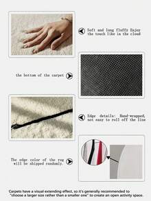 1pc Blue & White Anemonefish Shaped Rug, Unique Bedroom Decor Mat, Multiple Sizes Available, Decorative Carpet, Bedroom Decor, Small Rug, Carpet, Home Decor, Living Room Rug, Living Room Small Rug, Bedroom Rug, Living Room Home Decor, Outdoor Rug, Washable Rug, Irregular Size, 1-5cm Trimming Tolerance - Multicolor - View 7