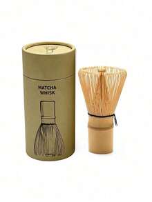 1 Set Bamboo Matcha Whisk Holder, Matcha Scoop, Japanese Matcha Songdai Tea Ceremony Tools, Matcha Accessories, Matcha Utensils - Multicolor - View 1