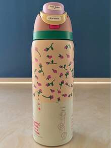 新款 O-WALA 户外运动水壶，304 不锈钢真空保温冷热咖啡杯，车载水杯，学生水杯 - 多色32oz - 查看 14