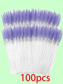 50/100/300pcs Disposable Eyelash Curler, Eyelash Brush, Crystal Eyebrow Brush, Eyelash Extender Makeup Set (Multi-Color) - Multicolor - View 12