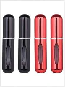 5 件/4 件/3 件/2 件/1 件 5ml 可再填充香水瓶、便携式可再填充香水雾化器瓶、可再填充香水旅行喷雾瓶、迷你便携式空液体容器、旅行必需品、海滩旅行收纳袋、适用于香水、女士香水，适合度假、露营、度假、返校
