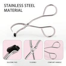 Stainless Steel Eyelash Curler Set, Includes Single Lash Curler, Partial Lash Curler, Wide Angle Lash Curler, Silicone Pad, Convenient Eyelash Curling, Easy To Operate, Suitable For Eyelash Use - Multicolor - View 6