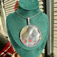 Large Solid Photo Frame Customized Photo Hip-Hop Men's Overweight Pendant Necklace Customized Photo Necklace Personalized  Handsome Rapper - 彩色 - 查看 12