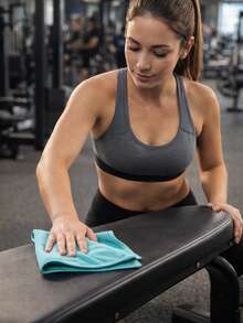 Microfiber Fitness Towel Set - Physical Activities - Gym - Sports - 6 unidades - Ver 2