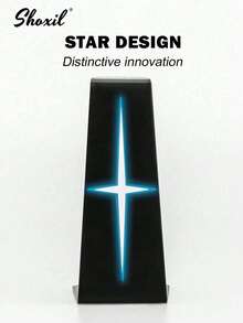 shoxil 1pc Espresso Coffee Stirrer, WDT Distribution Tool With Magnetic Star Design Stand For Barista, 304 Stainless Steel 8 Needles 0.4mm With 2 Extra Needles - Black - View 5