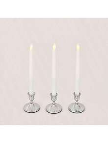 3/6/12/36pcs Metal Candle Holders - Elegant Tapered Candle Stands For Dinner, Wedding, Anniversary, Home & Hotel Decor - Multipurpose Party & Home Themed Installations, Ideal Dining Table Centerpiece And Gift - Candles Not Included - 彩色 - 查看 12