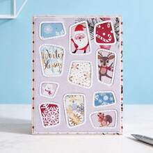 Creative Grid Dies, DIY Scrapbooking Album And Embossing Stencil, Greeting Card Making Tool, Card Paper Cutting Crafts ,Gift Card Making Template Die Cuts. - Silver - View 2