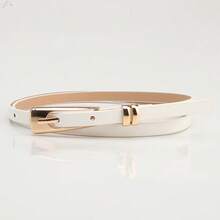 1件优雅奢华金色搭扣简约时尚小众连衣裙套装修身装饰多功能腰带 - 腰帶 - 查看 14