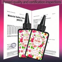 400g/300g/200g/100g UV Resin Kit, Transparent Self-Bubbling Epoxy Resin Set, High Hardness, Suitable For Jewelry Making, Silicone Molds, Coating, DIY Arts And Crafts - Multicolor - View 9