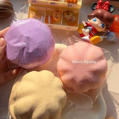 3pcs/Set Moozy Ice Cream Squeeze Toys, Slow Rebound Super Soft Stress Relief Toys For Adults