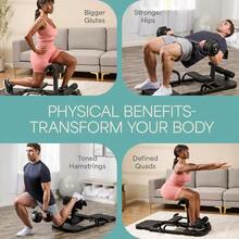 Máquina de press de bancaLifepro 2 en 1  Squat Machine and ute Machine - Máquina de Entrenamiento de Sentadillas de Primera Calidad y Equipo de Entrenamiento de úteos para el hogar - negro - Ver 5